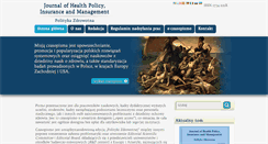 Desktop Screenshot of journal-healthmanagement.com